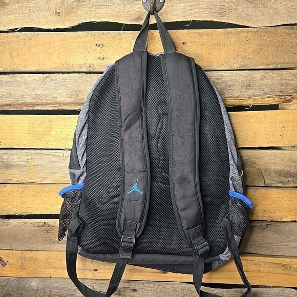 Nike Air Jordan Backpack Bookbag Laptop School Bag Blue/Black/Gray Jumpman 23 - Picture 6 of 9
